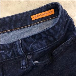 Tory Burch Copped Skinny Jeans